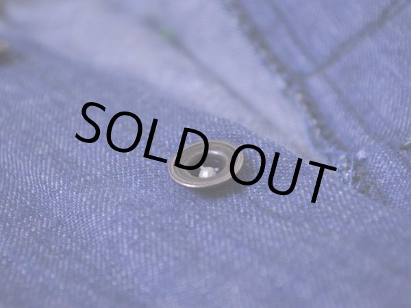 画像9: 1960s BLUE TOP デニムオールインワン　 表記42  (9)