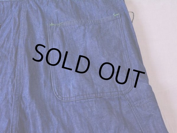 画像14: 1960s BLUE TOP デニムオールインワン　 表記42  (14)