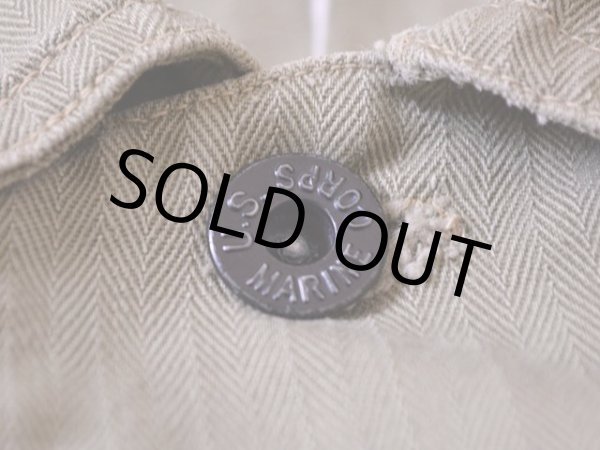 画像4: 1940s USMC P-1941 HBTジャケット　 実寸40  (4)