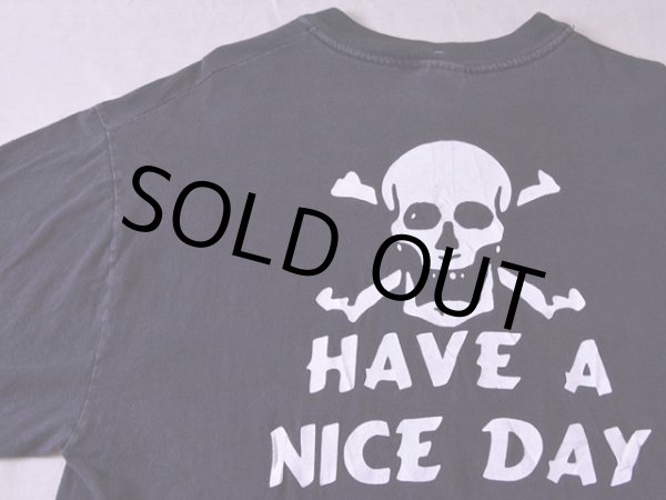 画像7: 1990s Harley Crue Motorcycle Club スカルL/S Tシャツ　 表記XL  (7)