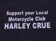 画像5: 1990s Harley Crue Motorcycle Club スカルL/S Tシャツ　 表記XL  (5)