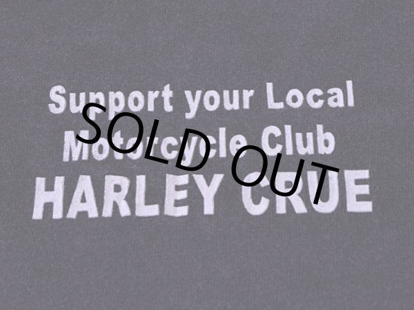 画像5: 1990s Harley Crue Motorcycle Club スカルL/S Tシャツ　 表記XL  (5)