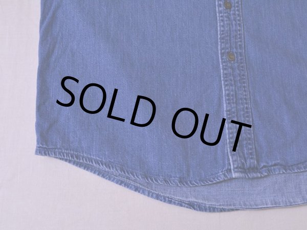 画像6: 1990s L.L.Bean デニムBDシャツ  表記M  (6)