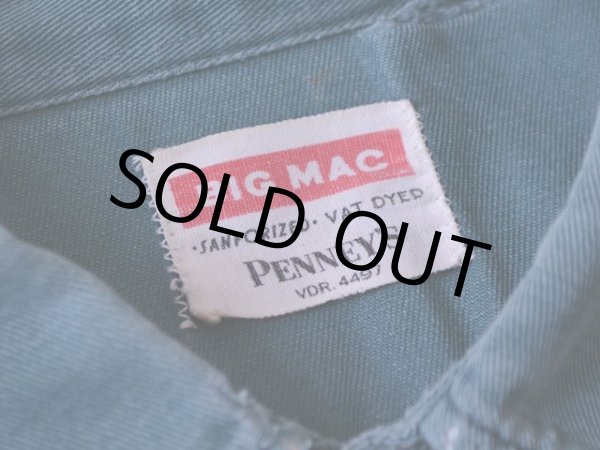 画像3: 1960s BIG MAC マチ付きワークシャツ  実寸L  (3)