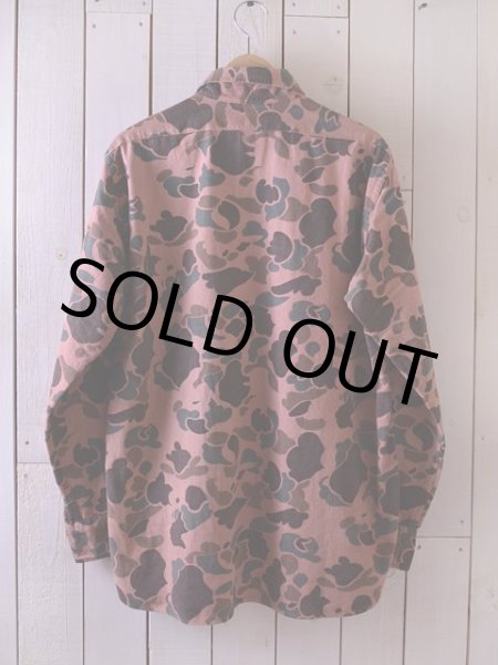 画像2: 1970s L.L.Bean 迷彩シャモアクロスシャツ　 表記16  (2)