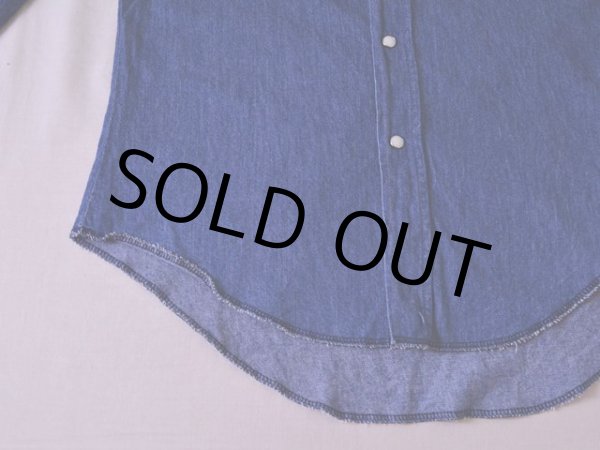 画像6: 1980s Wrangler 127MWデニムウエスタンシャツ  表記15  (6)