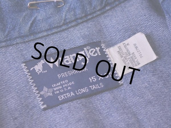 画像3: 1980s Wrangler 127MWデニムウエスタンシャツ  表記15  (3)