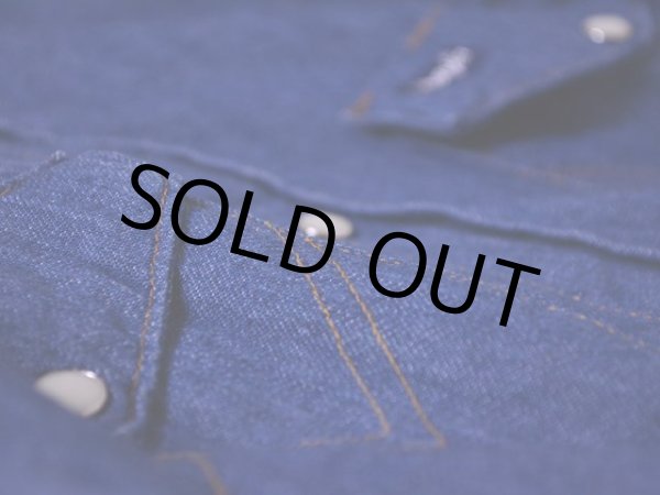 画像9: 1980s Wrangler 127MWデニムウエスタンシャツ  表記15  (9)