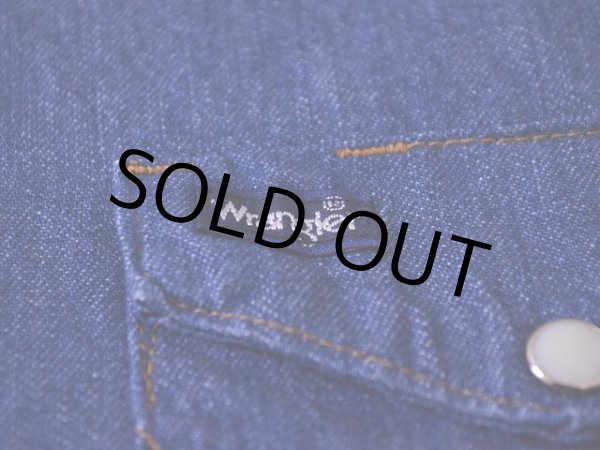 画像7: 1980s Wrangler 127MWデニムウエスタンシャツ  表記15  (7)