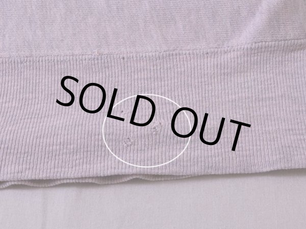 裾リブにダメージ。