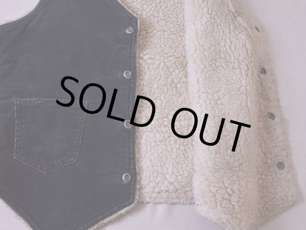 画像8: 1970s Levi's コーデュロイボアベスト　 表記S  (8)