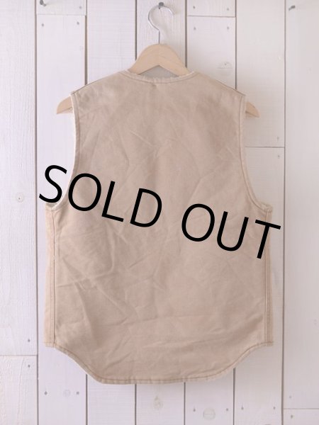 画像2: 1980s Carhartt ダックボアベスト  表記S  (2)