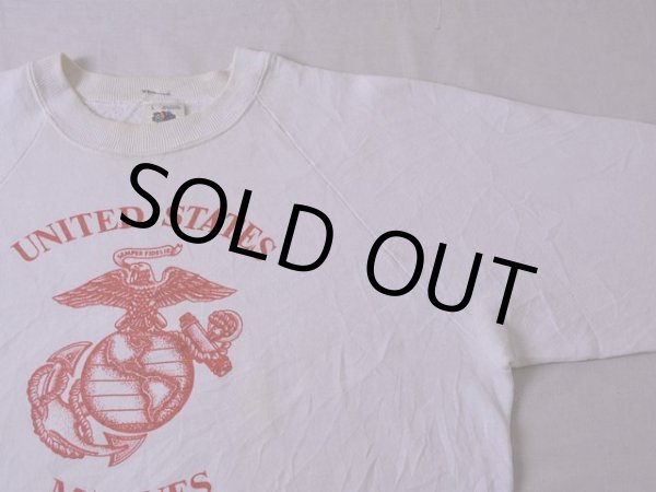 画像4: 1980s U.S.MARINES スウェット　 表記L  (4)