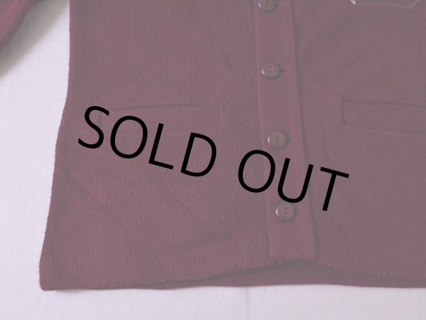 画像6: 1960s〜 BRISTOL PRODUCTS レタードカーディガン　 表記40  (6)