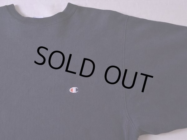 画像6: 1990s Champion リバースウィーブスウェット  目付きブラック  表記XXL  (6)