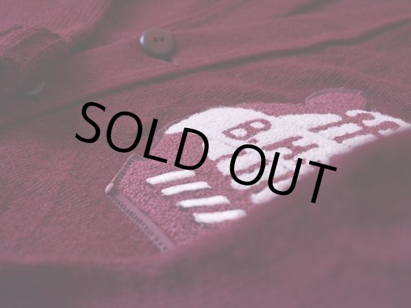 画像11: 1960s〜 BRISTOL PRODUCTS レタードカーディガン　 表記40  (11)