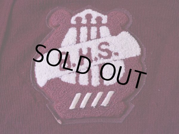 画像10: 1960s〜 BRISTOL PRODUCTS レタードカーディガン　 表記40  (10)