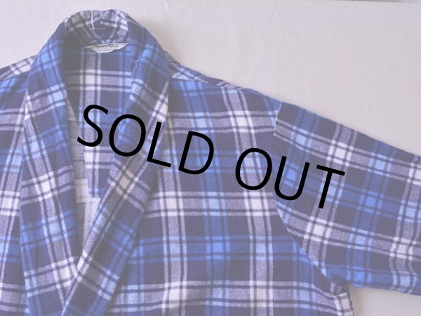 画像4: 1960s Wash＆Wear プリントネルガウン　 実寸L  (4)