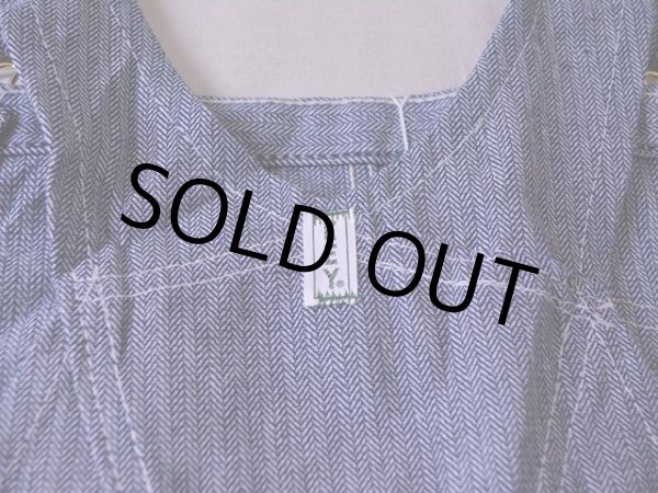 画像10: 1980s KEY Imperial ヘリンボーンオーバーオール　 DEAD STOCK!!　 表記W38 L31  (10)