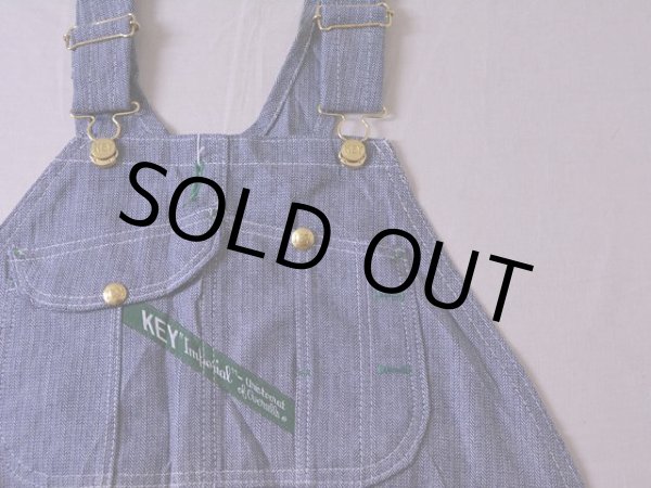 画像3: 1980s KEY Imperial ヘリンボーンオーバーオール　 DEAD STOCK!!　 表記W38 L31  (3)