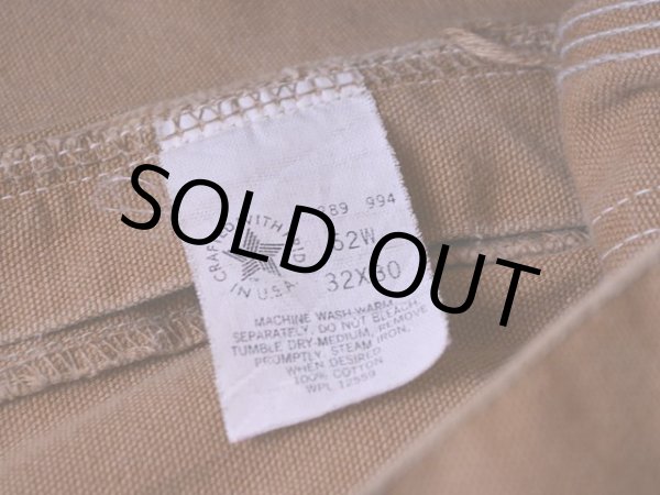 画像4: 1980s Carhartt Wニーダックペインターパンツ  100周年モデル  表記w32  (4)