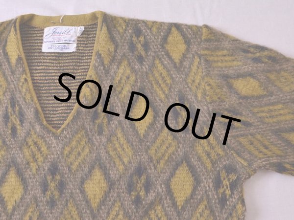 画像5: 1960s Jersild Vネックモヘアセーター　 表記L  (5)