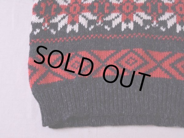 画像6: 1980s Woolrich ノルディック柄モヘア×ウールニットセーター  表記W-M  (6)