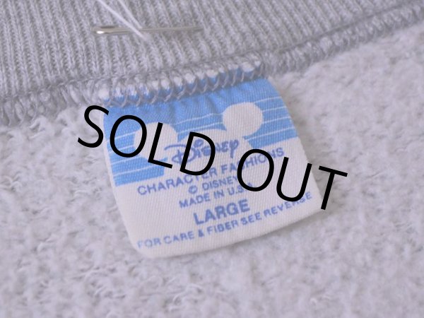 画像3: 1980s Mickey Mouse 杢スウェット 　 表記L  (3)