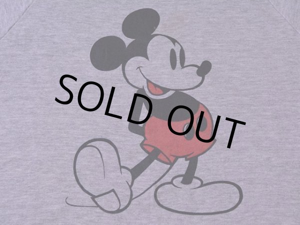 画像6: 1980s Mickey Mouse 杢スウェット 　 表記L  (6)