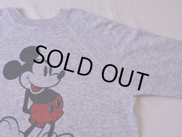 画像5: 1980s Mickey Mouse 杢スウェット 　 表記L  (5)