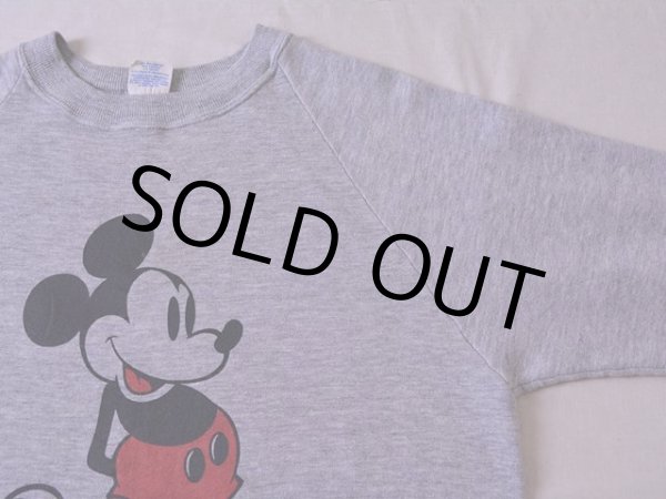 画像5: 1980s Mickey Mouse 杢スウェット 　 表記L  (5)