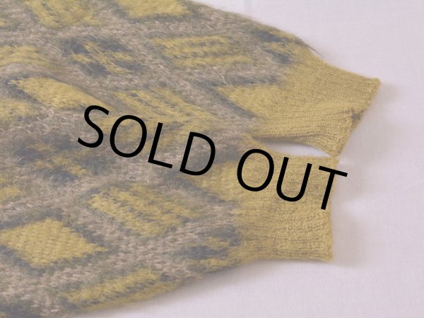 画像6: 1960s Jersild Vネックモヘアセーター　 表記L  (6)