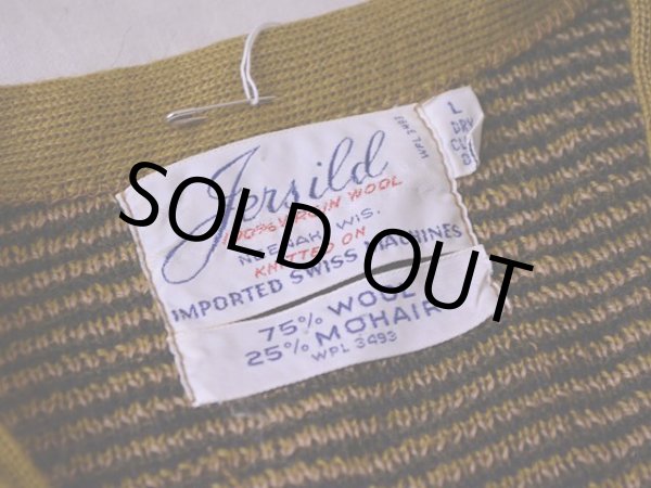 画像4: 1960s Jersild Vネックモヘアセーター　 表記L  (4)