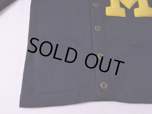 画像6: 1940s O'Shea レタードカーディガン　 表記38  (6)