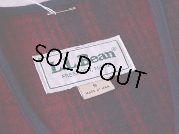 画像3: 1980s-90s L.L.Bean ハンティングウールベスト  表記S  (3)