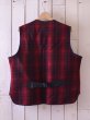 画像2: 1990s Woolrich ハンティングウールベスト　 表記L  (2)