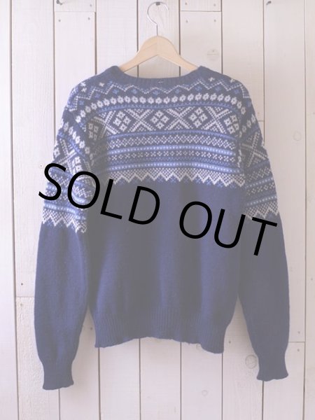 画像3: PoLo RalphLauren ノルディックウールニットセーター  表記S  (3)