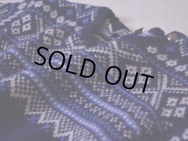 画像10: PoLo RalphLauren ノルディックウールニットセーター  表記S  (10)