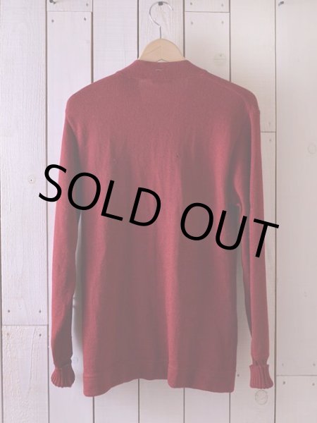 画像2: 1950s WEBER'S ウールニットカーディガン　 実寸SM  (2)