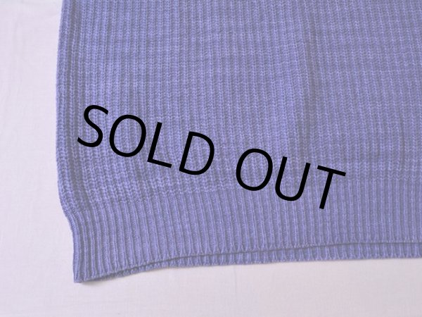 画像7: 1980s L.L.Bean インディゴ風コットンセーター  表記L  (7)