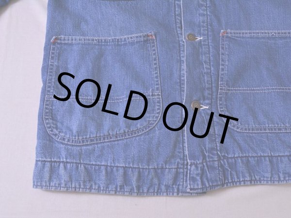 画像6: 1960s〜 Sears ブランケット付きデニムカバーオール  実寸36  (6)