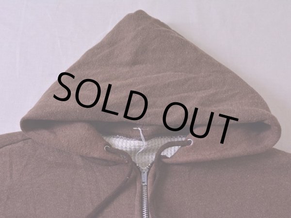 画像4: 1970s〜 裏サーマルジップパーカー　 実寸M  (4)