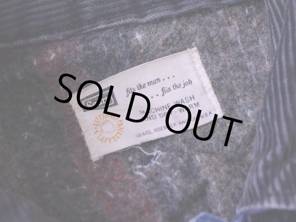 画像3: 1960s〜 Sears ブランケット付きデニムカバーオール  実寸36  (3)