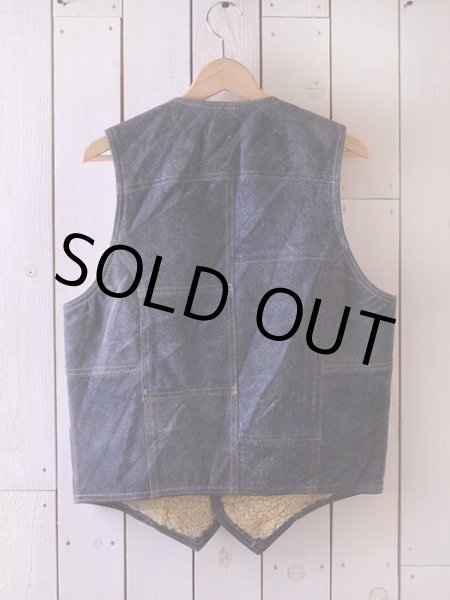 画像2: 1970s Lee STORM RIDER スウェードボアベスト  実寸M  (2)