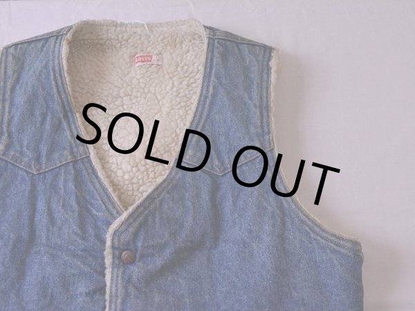 画像5: 1970s Levi's デニムボアベスト　 表記M  (5)