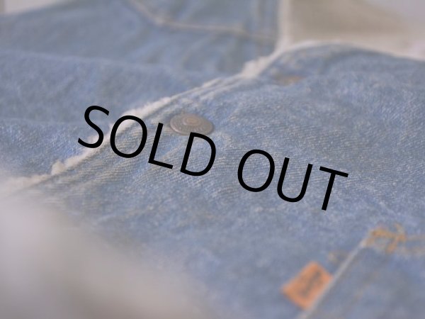 画像10: 1970s Levi's デニムボアベスト　 表記M  (10)