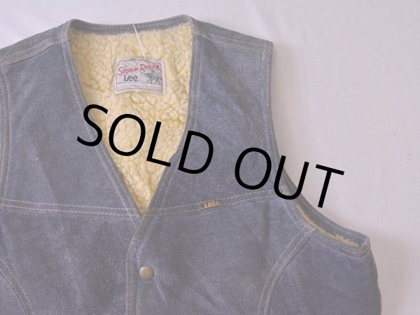 画像5: 1970s Lee STORM RIDER スウェードボアベスト  実寸M  (5)