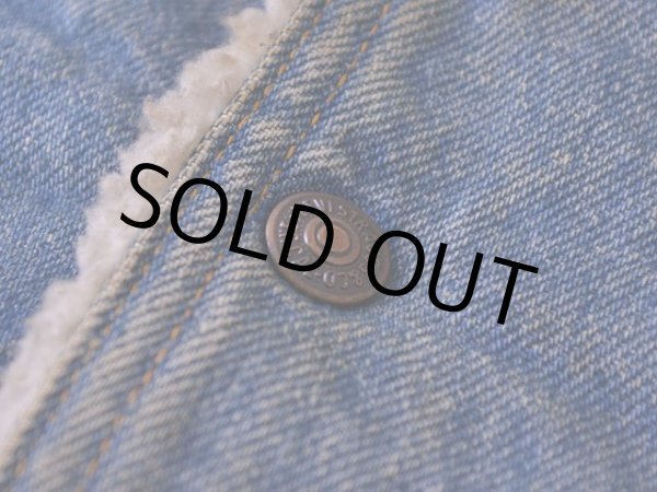 画像9: 1970s Levi's デニムボアベスト　 表記M  (9)