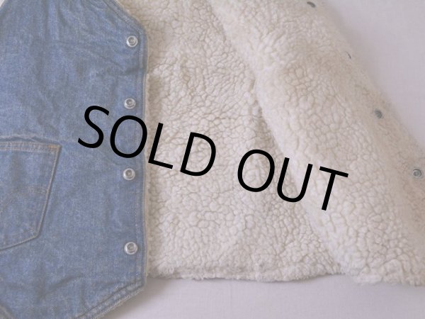 画像7: 1970s Levi's デニムボアベスト　 表記M  (7)