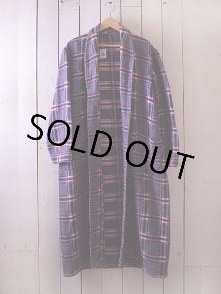 画像2: 1940s Beacon ブラウンケットガウン　 実寸ML  (2)